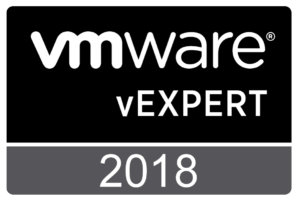VMware vExpert 2018